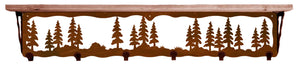 SW-5726 - Pine Forest 42" Hook Shelf