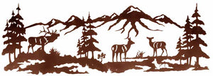 WA-8406 - Elk 84" Wall Art