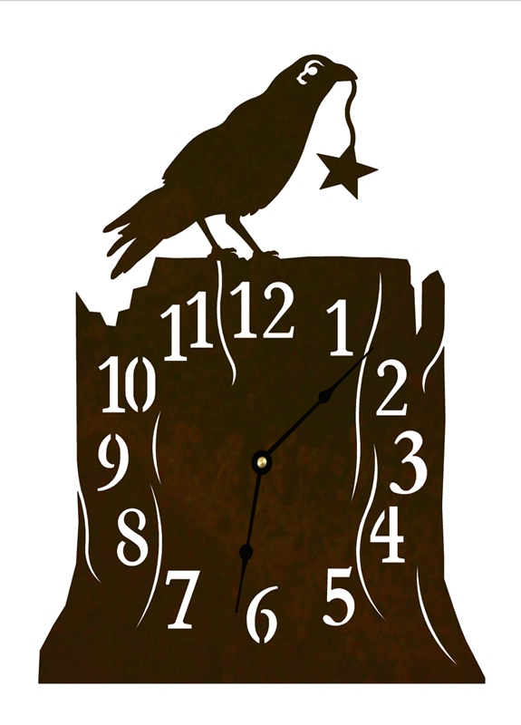 CL-7008 - Crow Table Clock