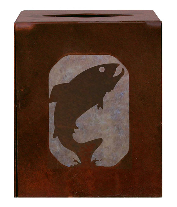 TC-9276 - Fish Square Tissue Box Cover