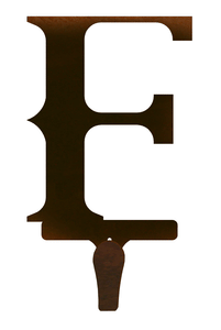 CHL-615 - F Western Font Single Coat Hook