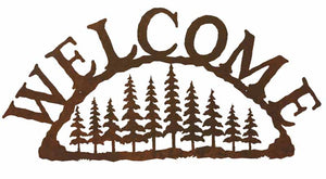 WE-9630 - Pine Forest Welcome Sign Horizontal