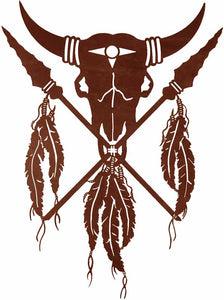 WA-4282 - Buffalo Skull 42" Wall Art