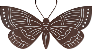 WA-5721 - Moth Wall Art 58"