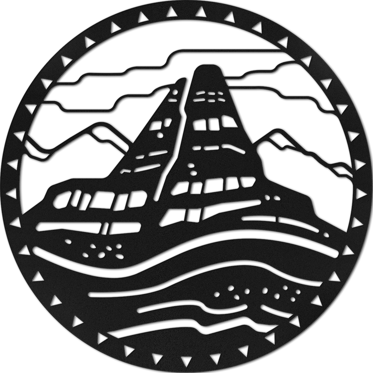 Wa 5733 south west mountain wall art 45 ironwoodindustries