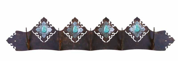 CH-6730 - Turquoise Stone Scenic Five Hook