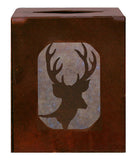 TC-9272 - Deer Square Tissue Box Cover