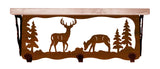 SW-3760 - Deer Family 20" Hook Shelf