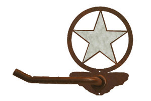 BA-8190 - Texas Star Tissue Holder Burnished