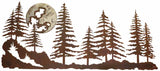 WAB-6085 - Pine Forest 57" Burnished Wall Art