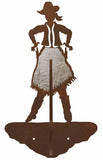 CH-5221 - Cowgirl Double Coat Hook Burnished