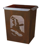WB-2096 - Snowboarder Waste Basket