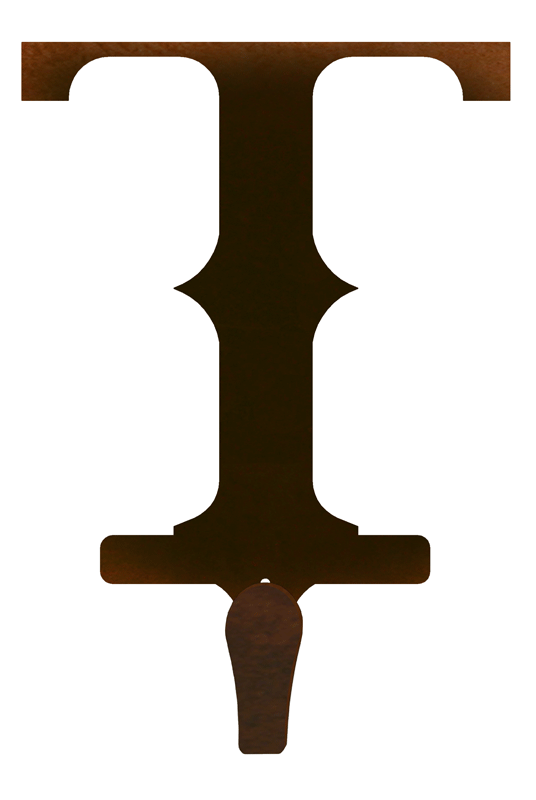 CHL-629 - T Western Font Single Coat Hook