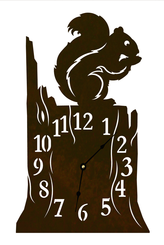 CL-7030 - Squirrel Table Clock