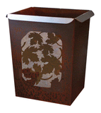 WB-2065 - Maple Leaf Waste Basket