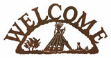 WE-9635 - Tepee Welcome Sign Horizontal