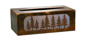 TC-9226 - Pine Tree Rectangle Tissue Box Cover