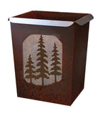 WB-2090 - Pine Tree Waste Basket