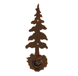 BA-8252 - Pine Tree Robe Hook