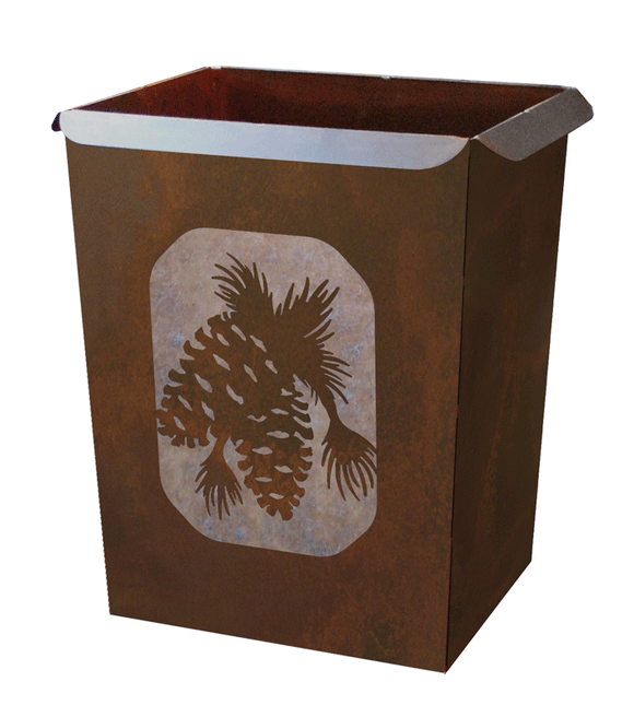 WB-2081 - Pine Cone Waste Basket