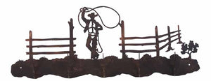 CH-6585 - Roping Cowboy Scenic Five Hook