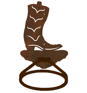 BA-8314 - Cowboy Boot Towel Ring